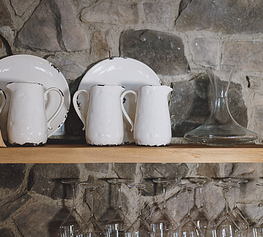 Appartements Liebe Heimat Aufnahmen im Restaurant, Familie Resch im Winter 2023 © Stefanie Oberhauser